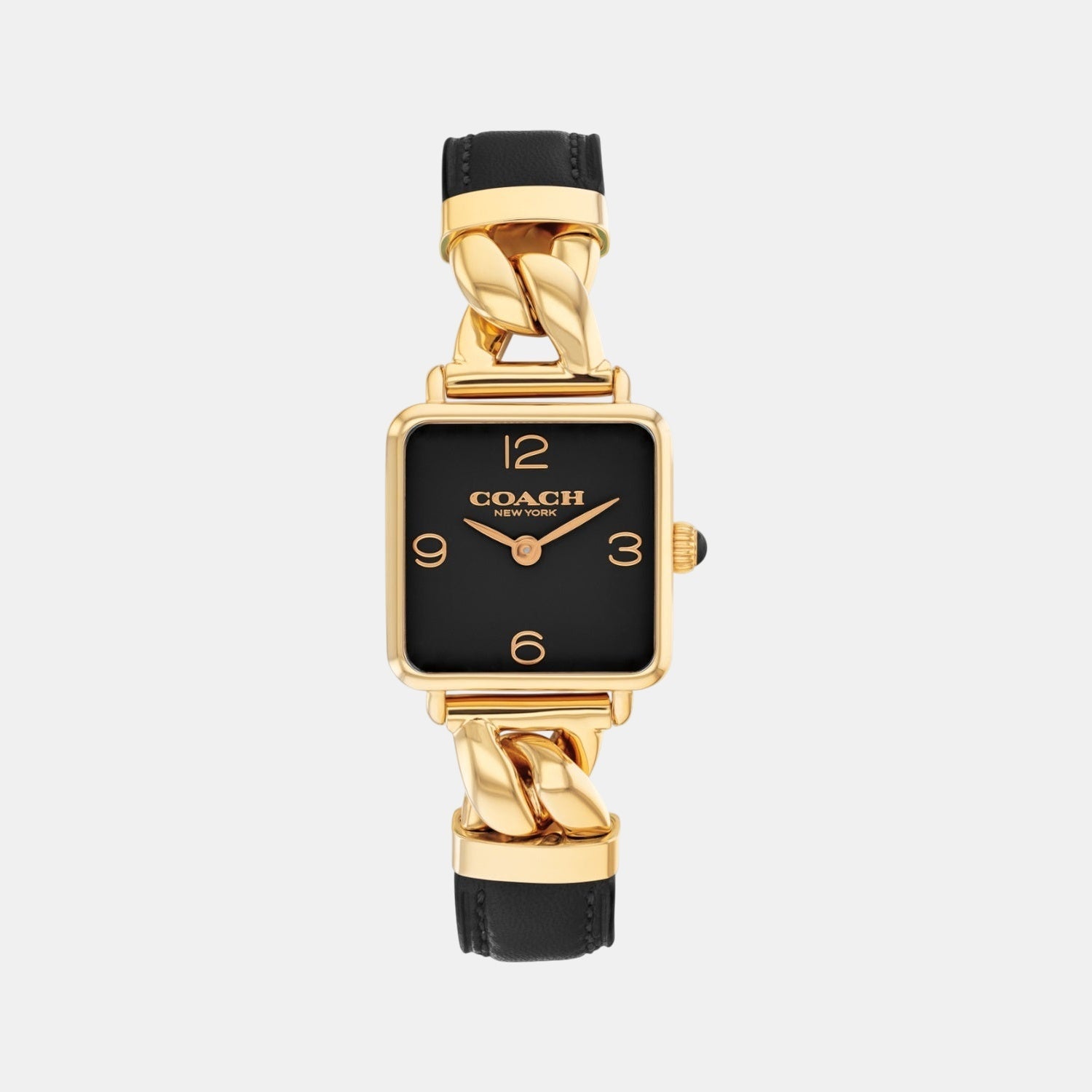Cass Women Quartz Black Dial Analog Stainless Steel Watch 14504356