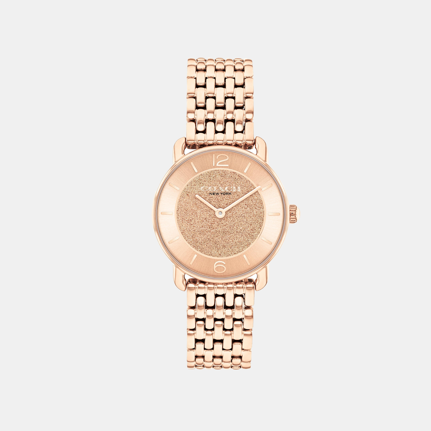Elliot Women Quartz Pink Dial Analog Stainless Steel Watch 14504371