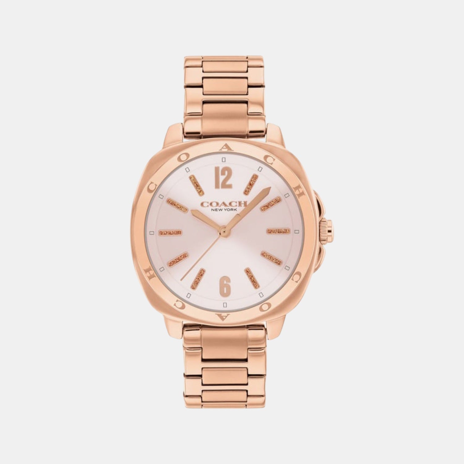 Kitt Women Quartz Pink Dial Analog Stainless Steel Watch 14504467