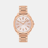 Kitt Women Quartz Pink Dial Analog Stainless Steel Watch 14504467