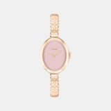 Sammy Women Quartz Pink Dial Analog Stainless Steel Watch 14504486