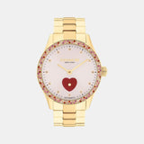 Brooks Women Automatic Pink Dial Analog Stainless Steel Watch 14504487