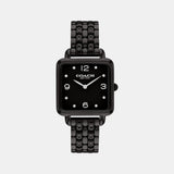 Cass Women Quartz Black Dial Analog Stainless Steel Watch 14504533