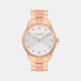 Brooks Women Quartz Silver Dial Analog Stainless Steel Watch 14504538
