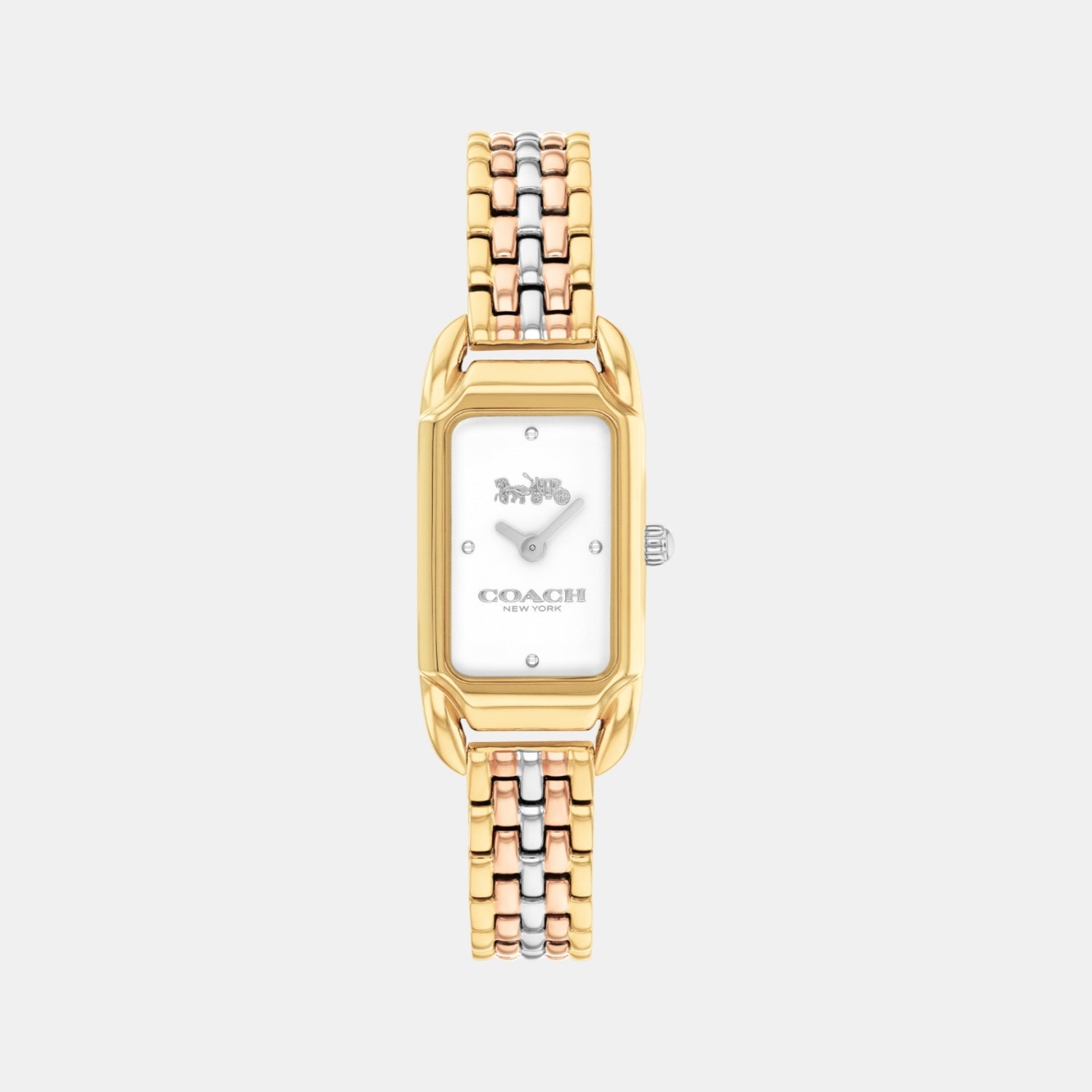 Cadie Women Quartz White Dial Analog Stainless Steel Watch 14504550