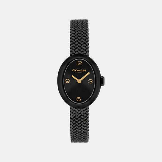 Sammy Women Quartz Black Dial Analog Mesh Watch 14504569