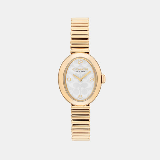 Sammy Women Quartz White Dial Analog Stainless Steel Watch 14504573