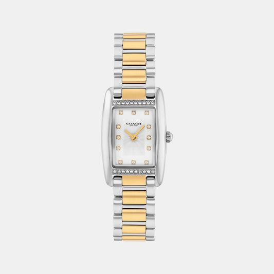 Reese Women Quartz White Dial Analog Stainless Steel Watch 14504590