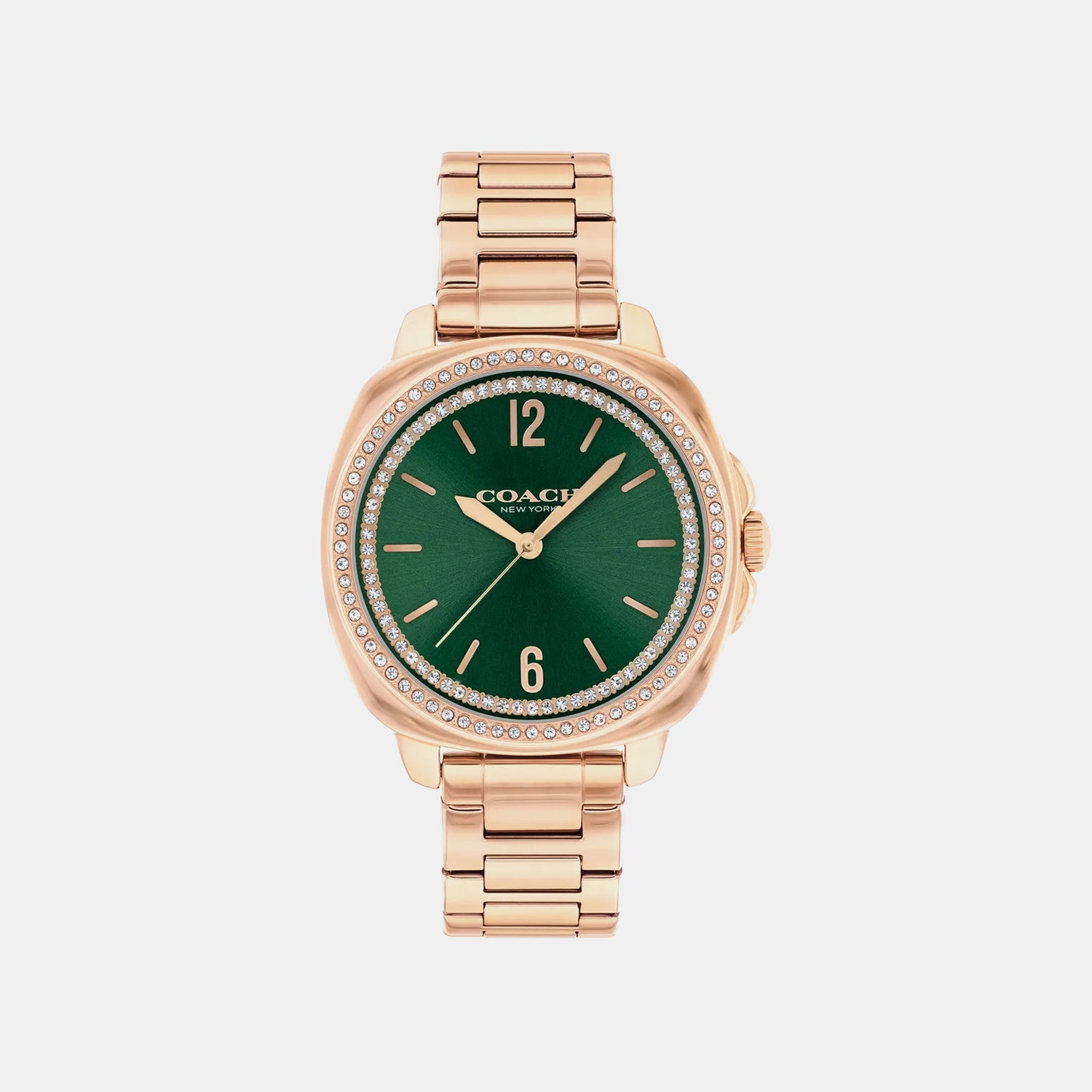 Kitt Women Quartz Green Dial Analog Stainless Steel Watch 14504637