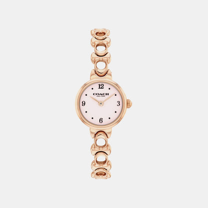 Iris Women Quartz Pink Dial Analog Stainless Steel Watch 14504652