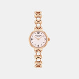 Iris Women Quartz Pink Dial Analog Stainless Steel Watch 14504652