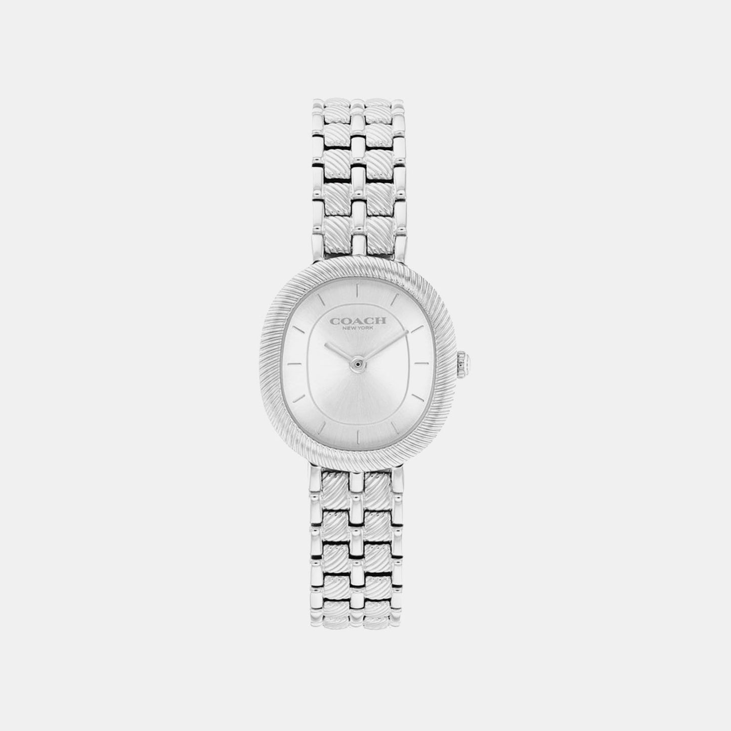 Women Quartz Silver Dial Analog Stainless Steel Watch 14504659