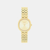Harlow Women Quartz Gold Dial Analog Stainless Steel Watch 14504660