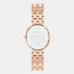 Harlow Women Quartz Rose Gold Dial Analog Stainless Steel Watch 14504661