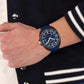 Charter Men Automatic Blue Dial Analog Leather Watch 14602736