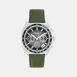 Charter Men Quartz Grey Dial Chronograph Leather Watch 14602742