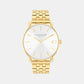 Elliot Men Quartz White Dial Analog Stainless Steel Watch 14602747