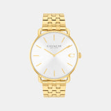 Elliot Men Quartz White Dial Analog Stainless Steel Watch 14602747