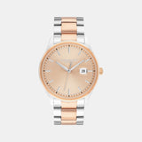 Oliver Men Quartz Rose Gold Dial Analog Stainless Steel Watch 14602752