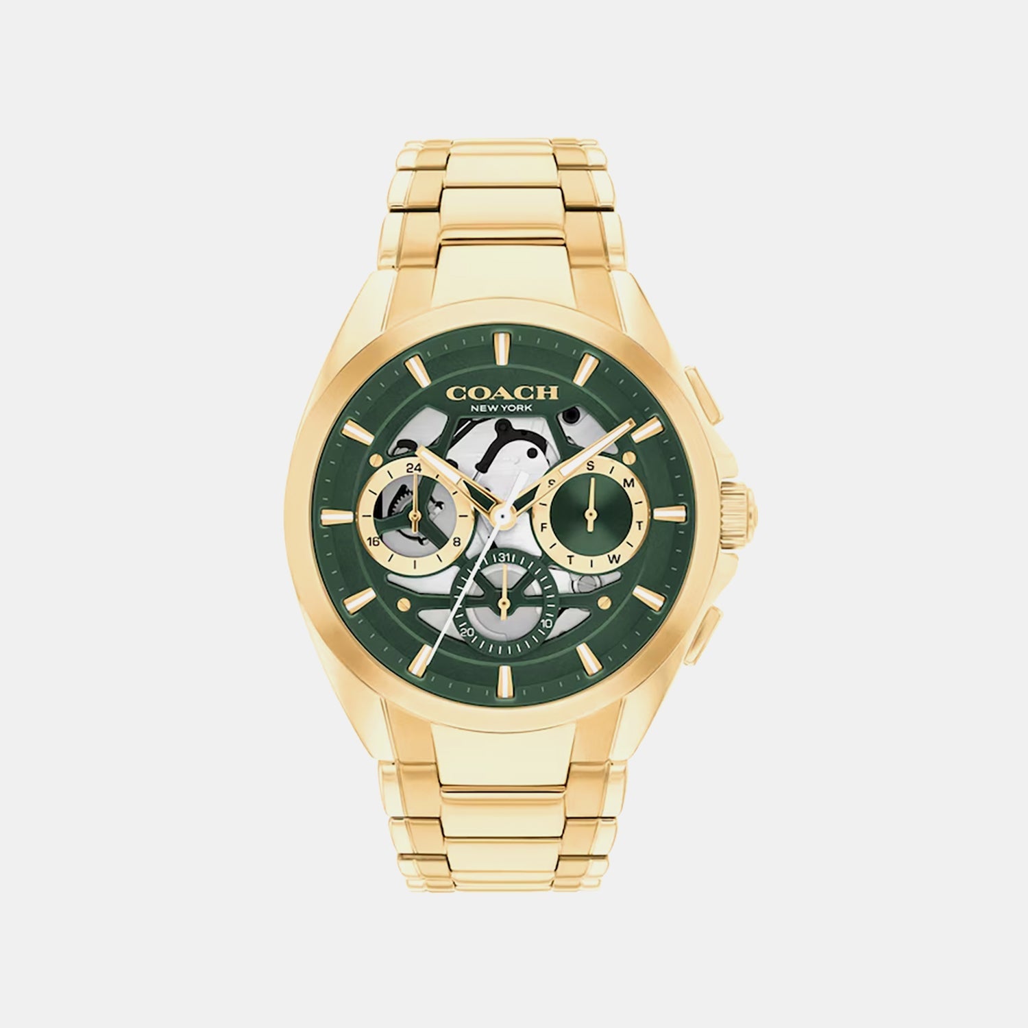 Jackson Men Quartz Green Dial Analog Watch 14602769