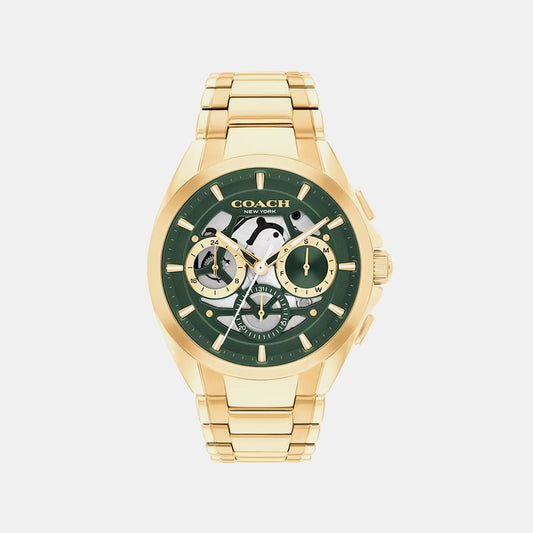 Jackson Men Quartz Green Dial Analog Watch 14602769