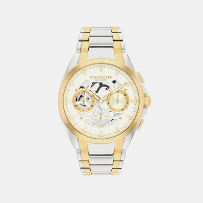 Jackson Men Quartz White Dial Analog Watch 14602771