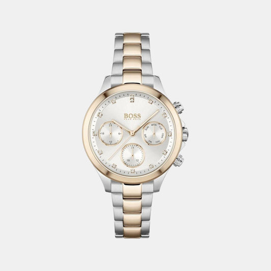 Hera Women Quartz Silver Dial Chronograph Stainless Steel Watch 1502564