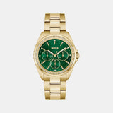 Atea Women Quartz Green Dial Chronograph Stainless Steel Watch 1502714