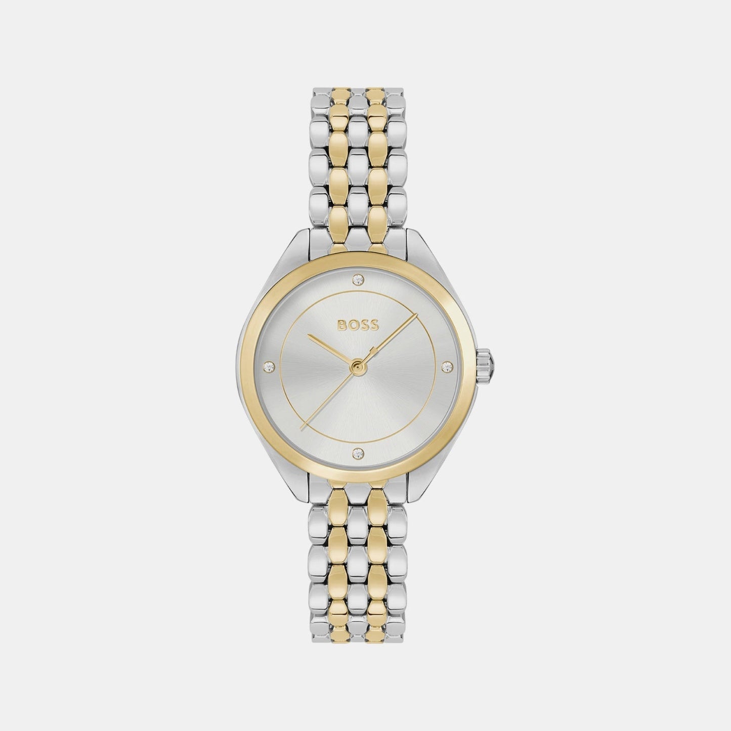 Mae Women Quartz Silver Dial Analog Stainless Steel Watch 1502724