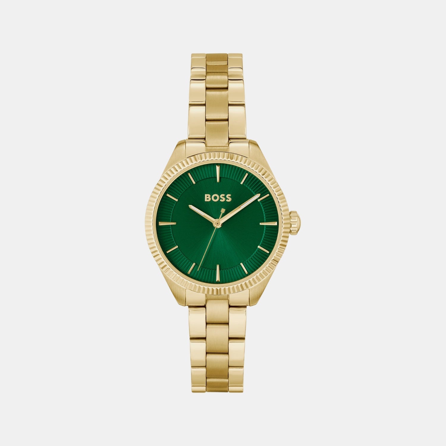 Sage Women Quartz Green Dial Analog Stainless Steel Watch 1502729