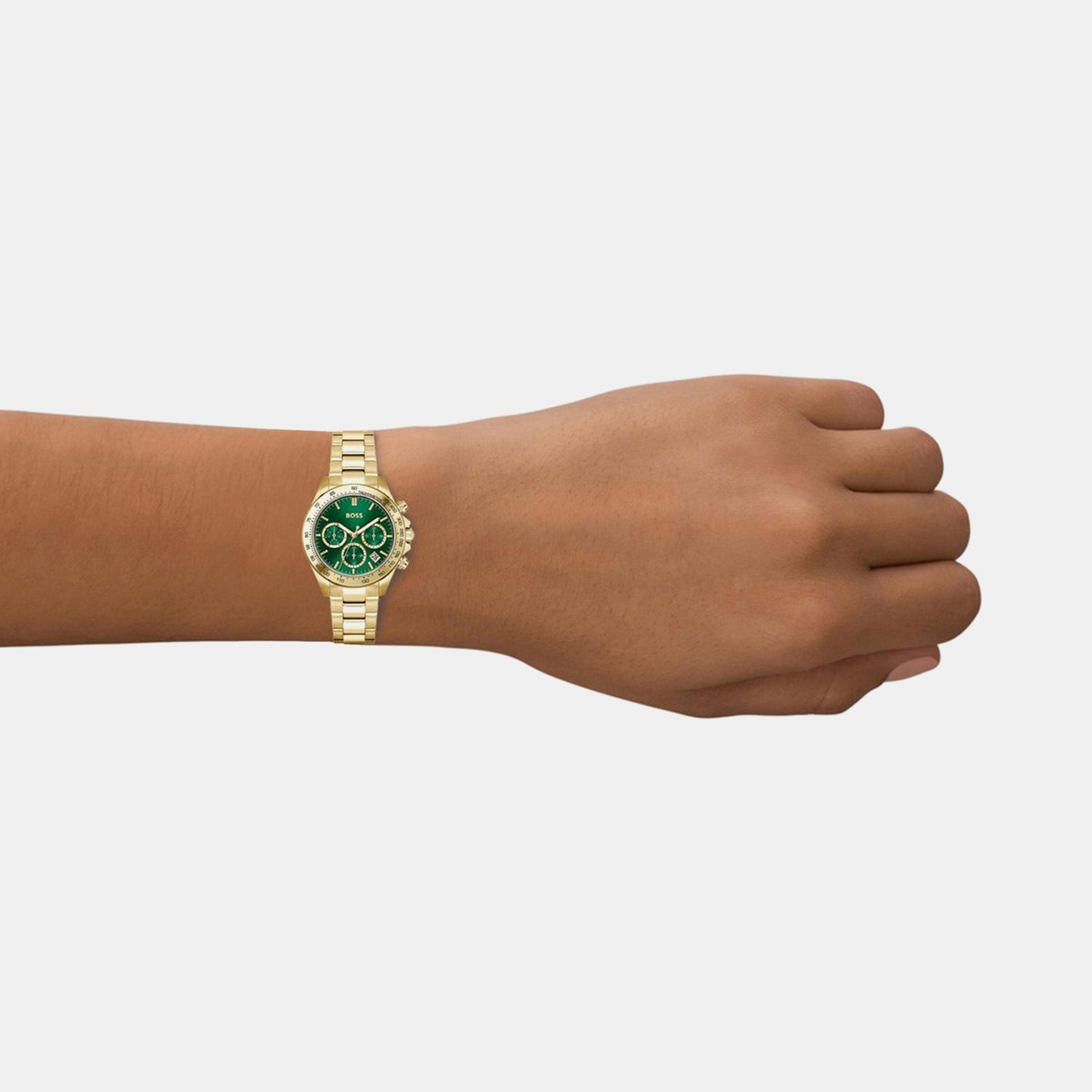 Novia - Le Women Quartz Green Dial Chronograph Stainless Steel Watch 1502750