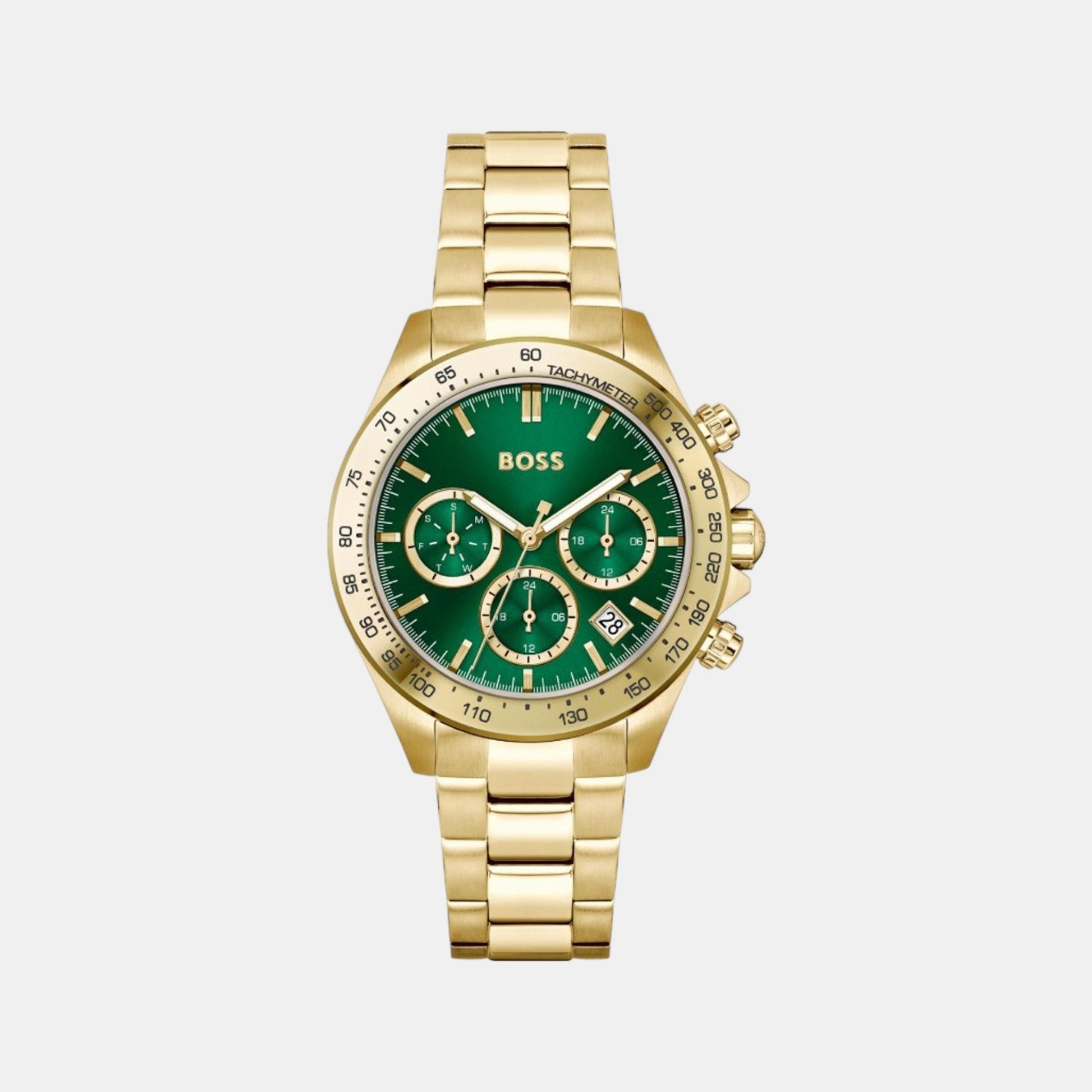 Novia - Le Women Quartz Green Dial Chronograph Stainless Steel Watch 1502750