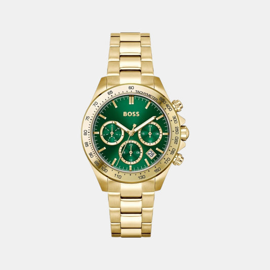 Novia - Le Women Quartz Green Dial Chronograph Stainless Steel Watch 1502750