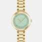 Sena Women Quartz Green Dial Analog Stainless Steel Watch 1502759