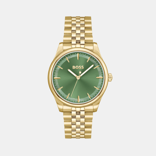 Graceful Women Quartz Mother Of Pearl Dial Analog Stainless Steel Watch 1502780