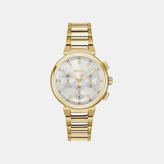 One Women Quartz Silver Dial Multi-Function Stainless Steel Watch 1502807