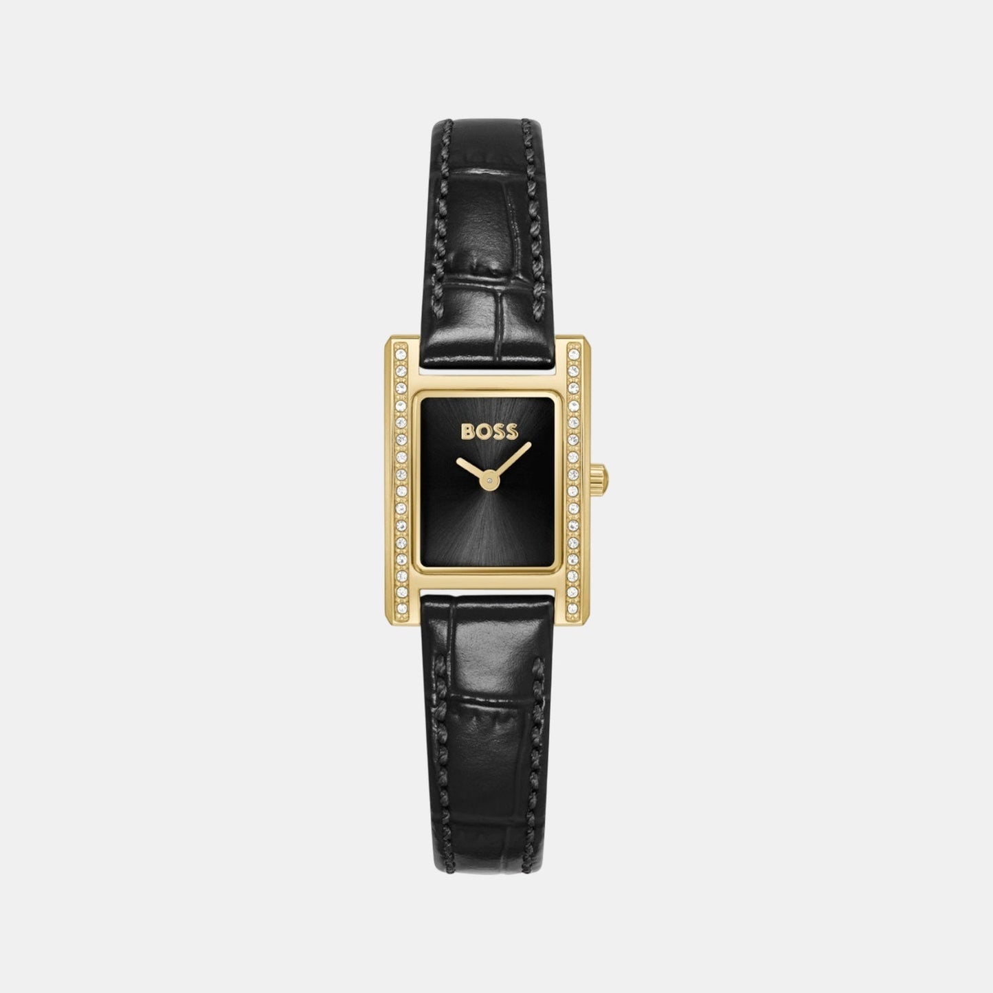 Lucy Precious Women Quartz Black Dial Analog Leather Watch 1502813