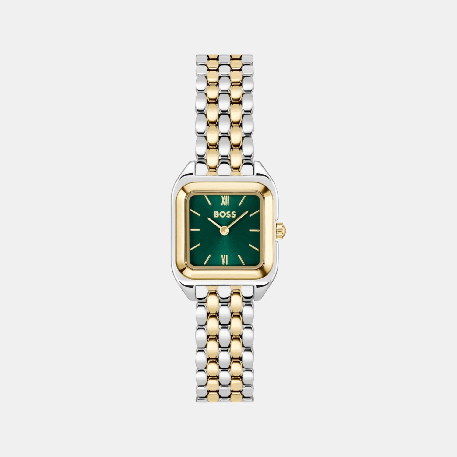 Mae Petite Women Quartz Green Dial Analog Stainless Steel Watch 1502822