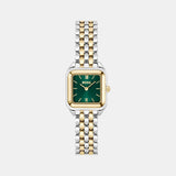 Mae Petite Women Quartz Green Dial Analog Stainless Steel Watch 1502822