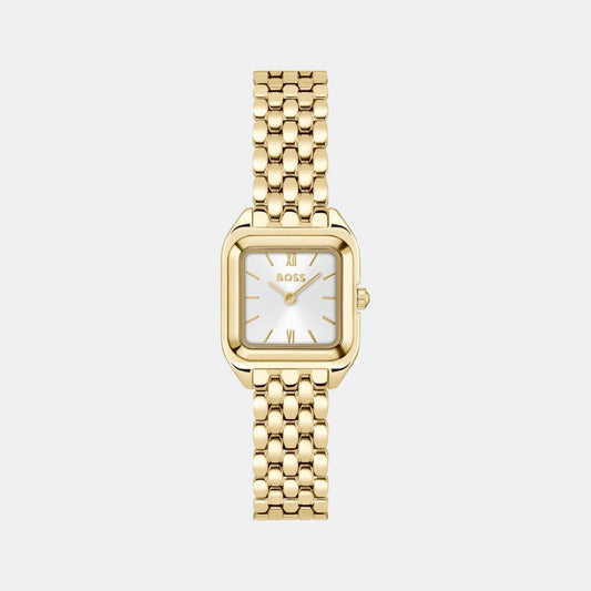 Mae Petite Women Quartz White Dial Analog Stainless Steel Watch 1502823