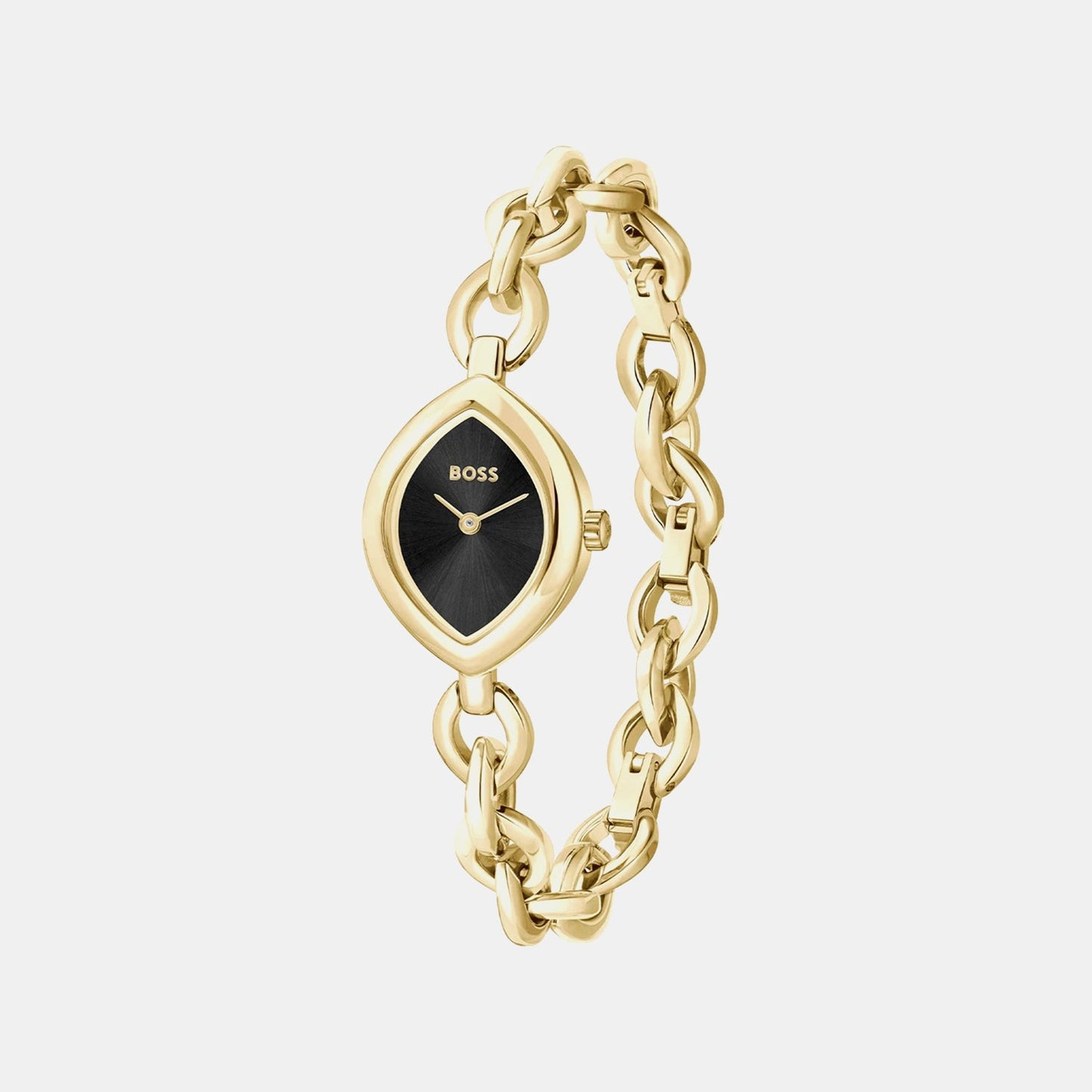 Fiora Women Quartz Black Dial Analog Stainless Steel Watch 1502838