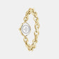 Women Quartz Gold Dial Analog Stainless Steel Watch 1502839