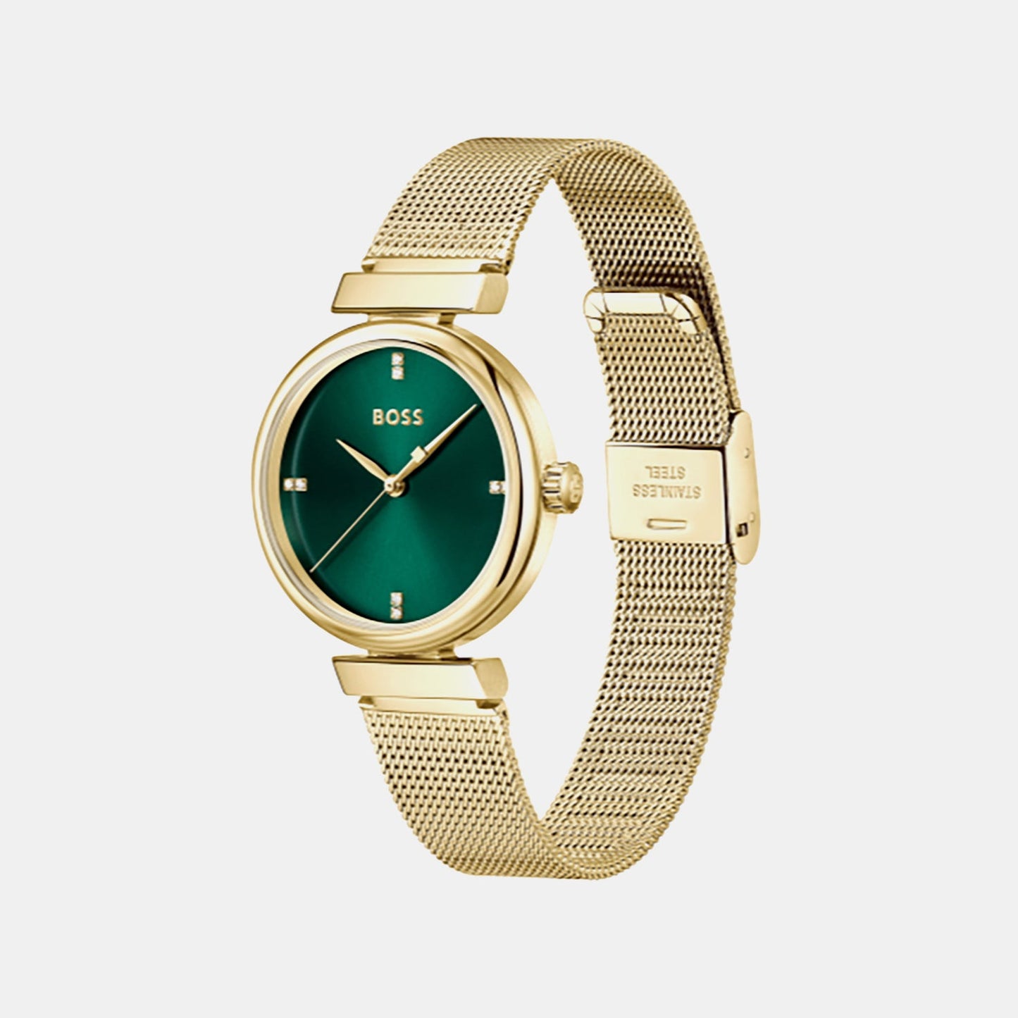 Rosehill Women Quartz Green Dial Analog Stainless Steel Watch 1502855