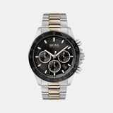 Hero Men Quartz Black Dial Chronograph Stainless Steel Watch 1513757