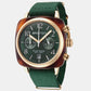 Clubmaster Classic Men Quartz Green Dial Chronograph NATO Watch 15140.PYA.T.10.NBG