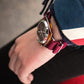 Clubmaster Classic Men Quartz Red Dial Chronograph Nato Watch 15140.SA.T.8.NBDX