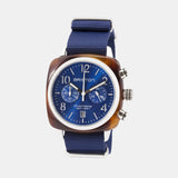 Clubmaster Classic Men Quartz Blue Dial Chronograph NATO Watch 15140.SA.T.9.NNB