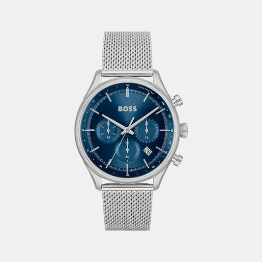 Gregor Men Quartz Blue Dial Chronograph Stainless Steel Watch 1514052