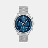 Gregor Men Quartz Blue Dial Chronograph Stainless Steel Watch 1514052
