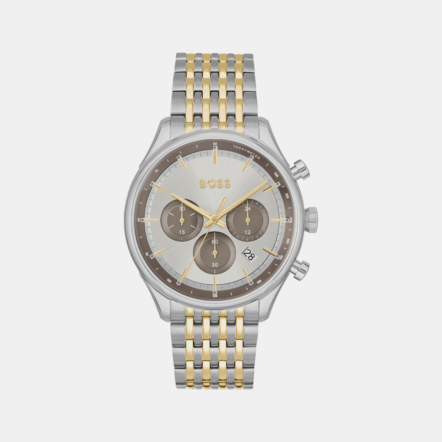 Gregor Men Quartz Grey Dial Chronograph Stainless Steel Watch 1514053